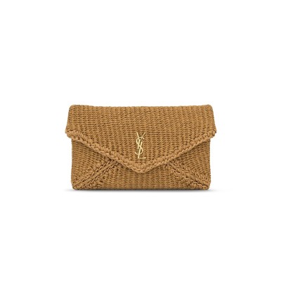 YSL CASSANDRE LARGE ENVELOPE POUCH IN ROPE 769307FAEA62033 (29.5*18*4.5cm)